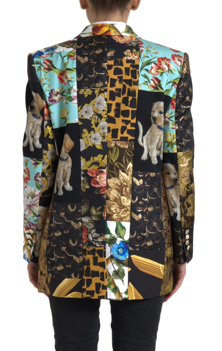 Elegant Multicolor Single Breasted Jacket