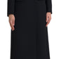 Elegant Double Breasted Wool Coat