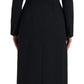 Elegant Double Breasted Wool Coat