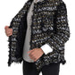 Exquisite Multicolor Silk Blend Jacket