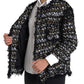 Exquisite Multicolor Silk Blend Jacket