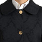 Elegant Black Tailored Blazer Jacket