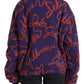 Elegant Purple Bomber Jacket