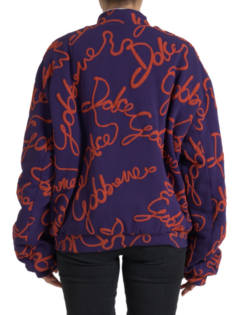 Elegant Purple Bomber Jacket
