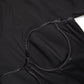 Timeless Black Silk Blend Corset Top