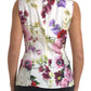 Silk Blend Floral Tank Top - Exquisite Craftsmanship