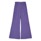 Elegant Purple Flared Cotton Jeans
