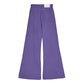 Elegant Purple Flared Cotton Jeans
