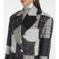 Elegant Sequin Tweed Patchwork Jacket