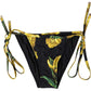 Elegant Floral Print Bikini Set