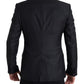 Elegant Slim Fit Virgin Wool Blazer