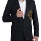 Elegant Single Breasted Virgin Wool Blazer