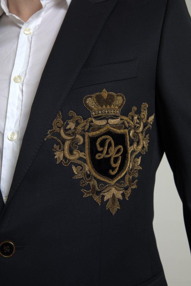 Elegant Single Breasted Virgin Wool Blazer