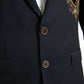 Elegant Single Breasted Virgin Wool Blazer