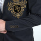 Elegant Single Breasted Virgin Wool Blazer