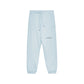 Elegant Gray Cotton Sweatpants With Logo Print