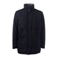 Reversible Black and Metallic Gray Coat