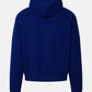 Chic Blue Cotton Hoodie with Embroidered Logo