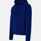 Chic Blue Cotton Hoodie with Embroidered Logo