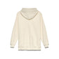 Elegant All-Zip Hooded Sweatshirt in White