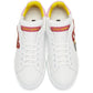 Elegant Calfskin Leather Sneakers in Pastel Tones