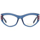 Elegant Blue Full-Rim Designer Eyewear