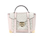 Manhattan Medium Powder Blush Multi PVC Top Handle Satchel Bag