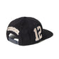 Embroidered Cotton Flat Visor Cap