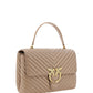 Quilted Calfskin Love Lady Bag in Beige