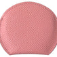 Pink Calfskin Leather Round Mirror Holder