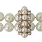 Elegant Faux-Pearl Crystal Bracelet