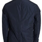 Elegant Double-Breasted Blue Jacket