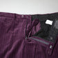 Elegant Striped Cotton Blend Pants