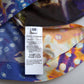 Luminaire Print Cotton Polo Top Men Shirt