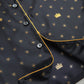 Elegant Silk Crown Print Pajama Shirt