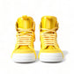Chic High-Top Color-Block Sneakers