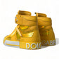 Chic High-Top Color-Block Sneakers