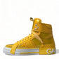 Chic High-Top Color-Block Sneakers