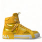 Chic High-Top Color-Block Sneakers