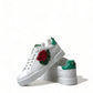Exclusive White Portofino Leather Sneakers