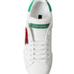 Exclusive White Portofino Leather Sneakers
