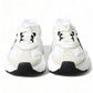 Daymaster Chic White Nylon Sneakers