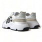 Daymaster Chic White Nylon Sneakers