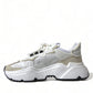 Daymaster Chic White Nylon Sneakers
