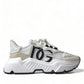 Daymaster Chic White Nylon Sneakers