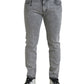 Elegant Skinny Cotton Denim Jeans