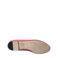 Elegant Moiré Audrey Slippers with Bejeweled Heart