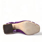 Regal Purple Ankle Strap Heels