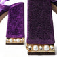 Regal Purple Ankle Strap Heels