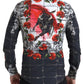 Floral Bull Print Casual Cotton Shirt